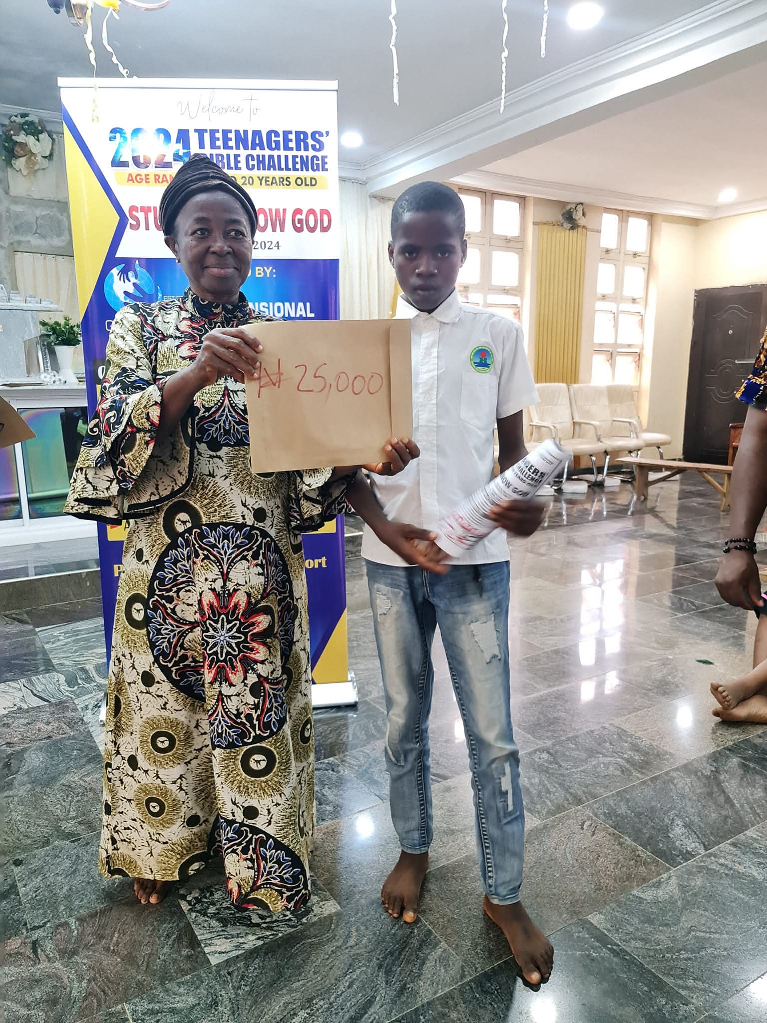 Youth engaged in Scripture study